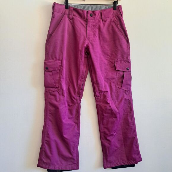 Empyre 10,000 MM Snowboard Ski Snow Pants Women's Small Pink Fushia Snowboarding - Picture 1 of 12